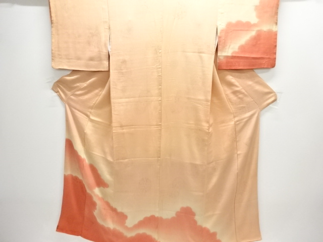 アンティーク　紋錦紗　雲模様着物